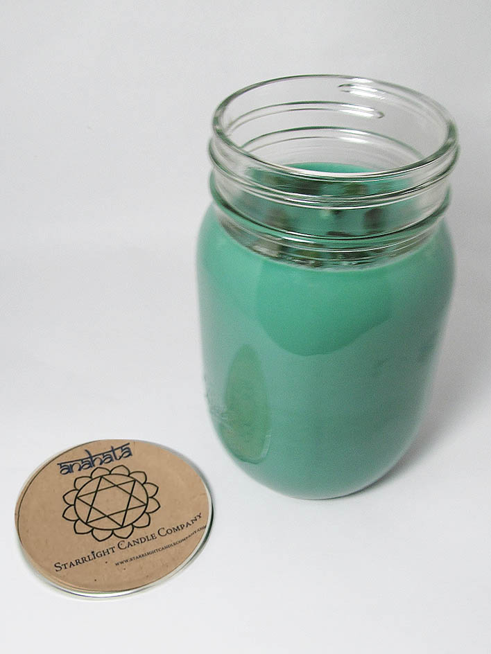 16 oz. Jar - Anahata (Heart Chakra) Candle