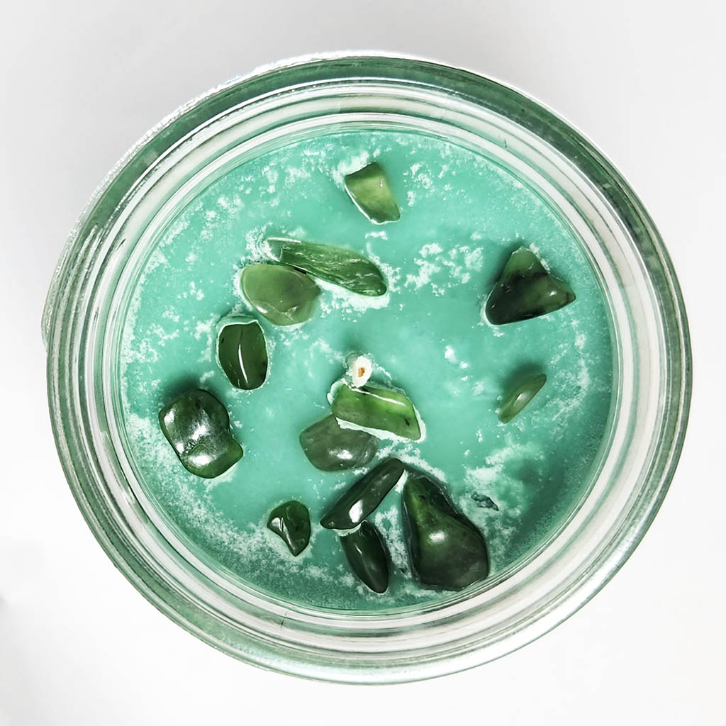 8 oz. Jar - Anahata (Heart Chakra) Candle 2