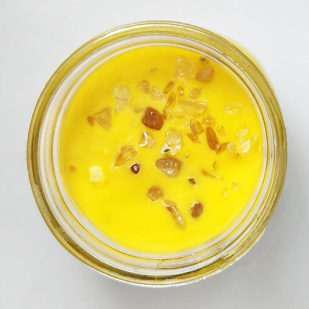 8 oz. Jar - Manipura (Solar Plexus Chakra) Candle 2