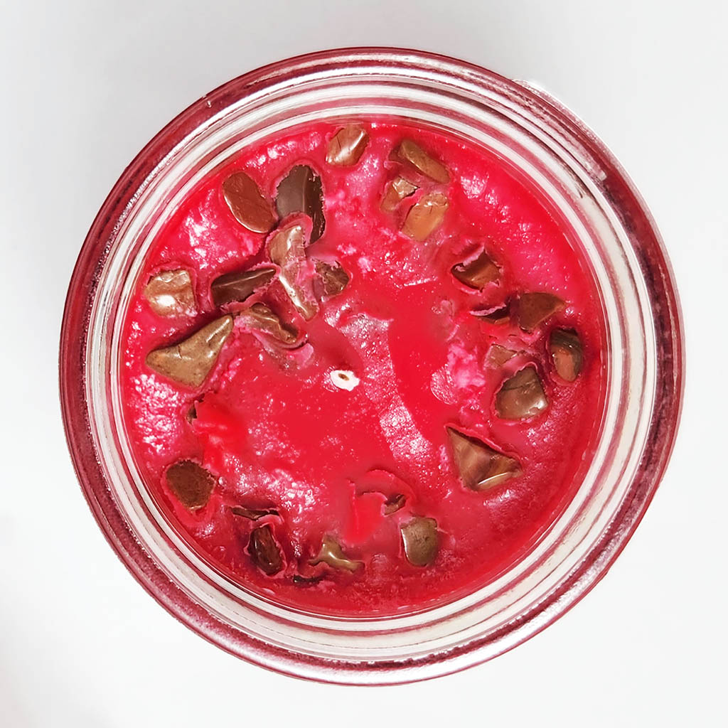 8 oz. Jar - Muladhara (Root Chakra) Candle 2