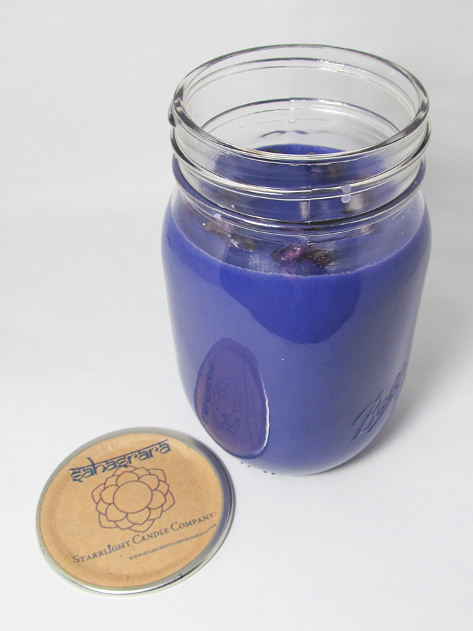 16 oz. Jar - Sahasrara (Crown Chakra) Candle