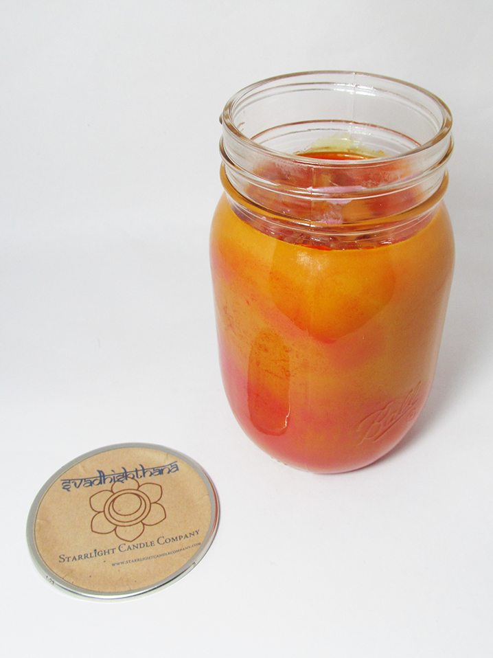 16 oz. Jar - Svadhishthana (Sacral Chakra) Candle